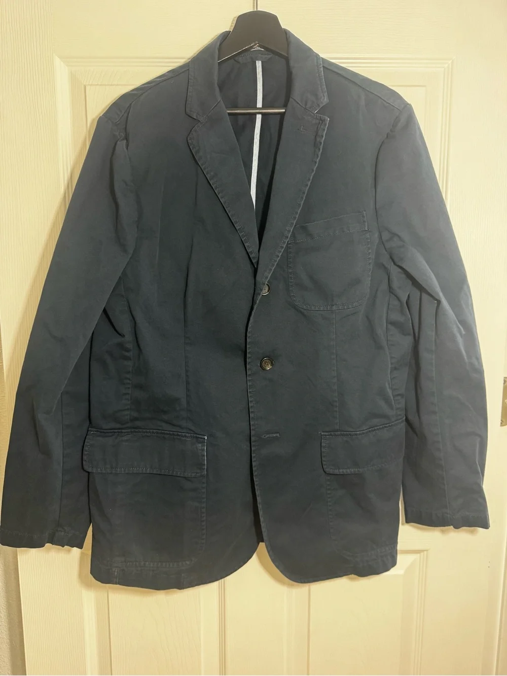American Living Dark Navy Button Up Jacket